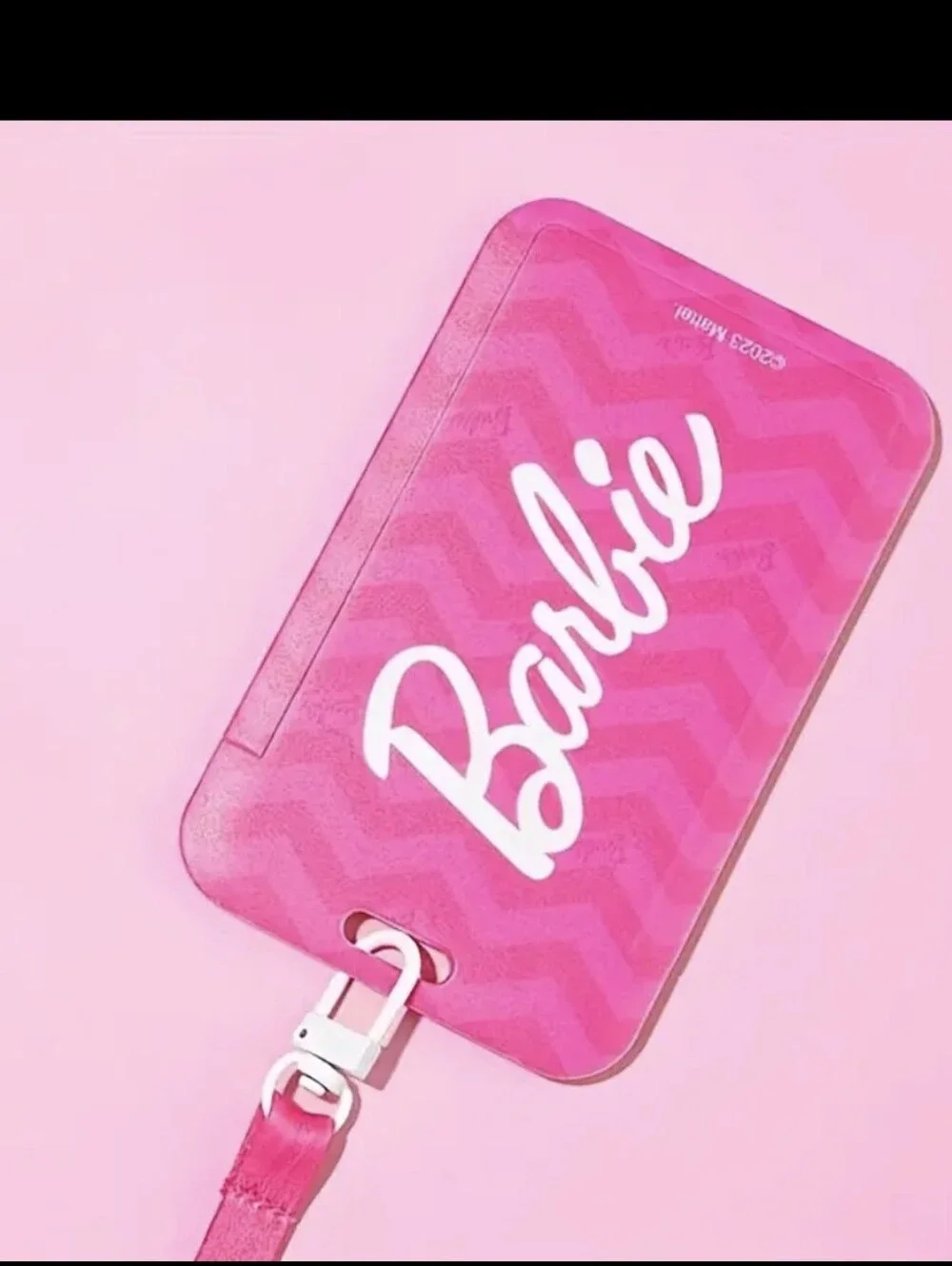 Pink Barbie Lanyard Cardholder